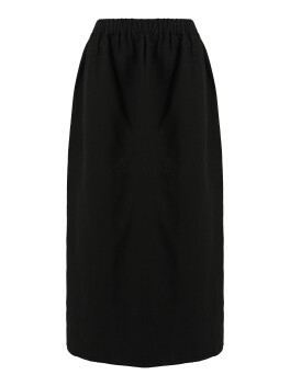 Skirt with slits in linen