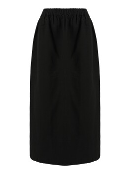 Skirt with slits in linen
