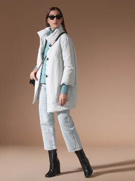 Long ultralight down jacket - 3