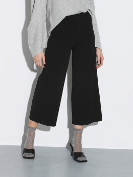 Pantaculotte con gamba ampia - 3