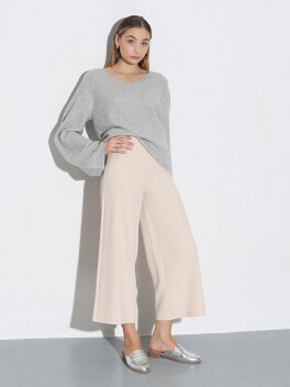 Pantaculotte with wide leg - 3