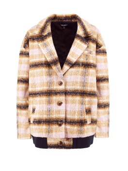 Plaid-effect tartan jacket