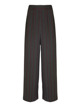 Wide striped trousers