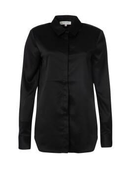 Fluid satin-effect shirt