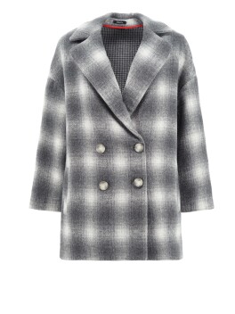 Cappotto fantasia check