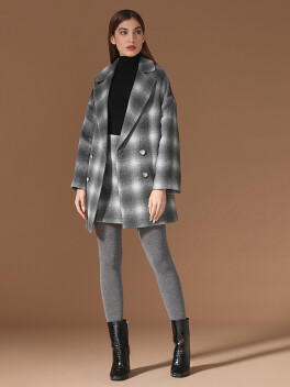 Check pattern coat - 3