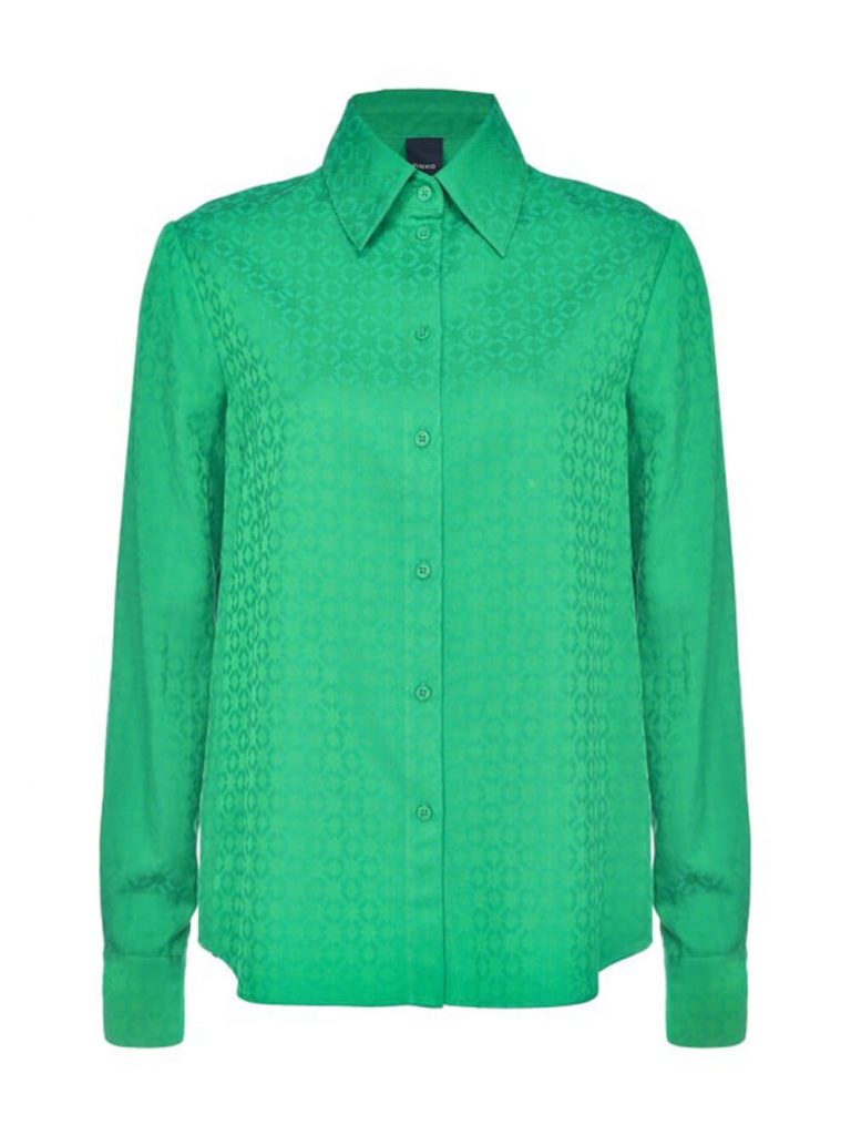 Camicia in jacquard geometrico | PINKO